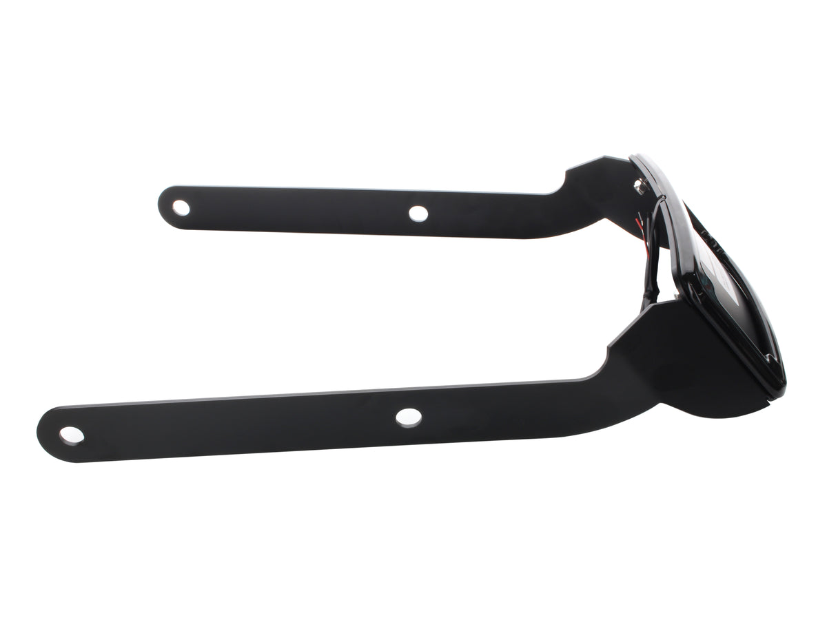 Tail Tidy Fender Eliminator Kit - Black with Number Plate Light Only. Fits Softail Fat Bob 2018-2024