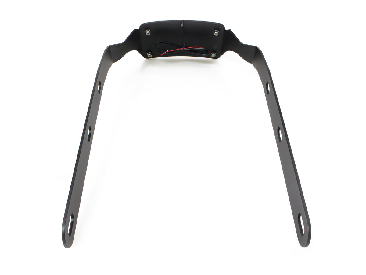 Tail Tidy Fender Eliminator Kit - Chrome with Number Plate Light Only. Fits Softail Fat Boy 2018up.