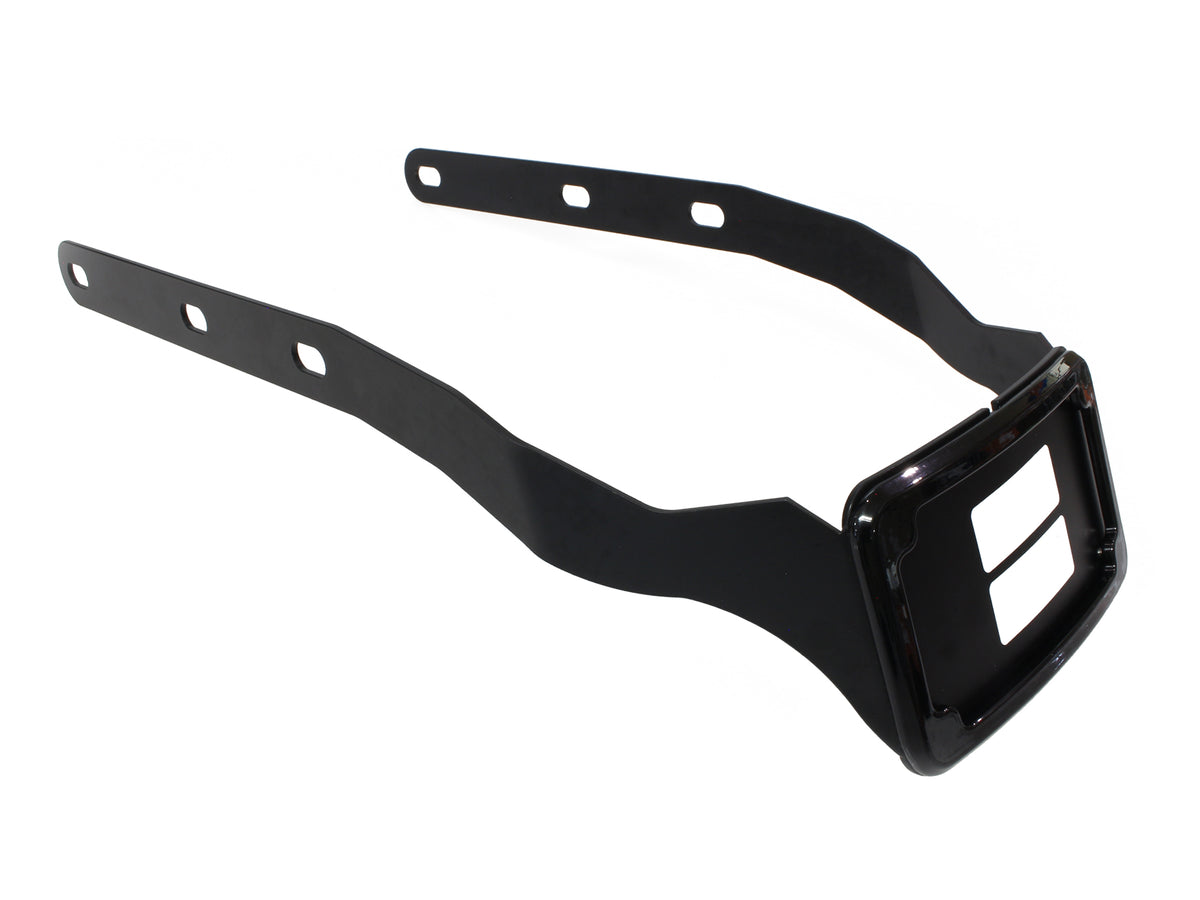 Tail Tidy Fender Eliminator Kit - Black with Number Plate Light Only. Fits Softail Fat Boy 2018up.
