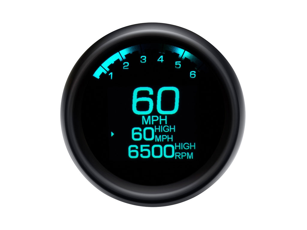 3-3/8in. Round KPH Speedometer with Tachometer – Black. Fits Dyna 2004-2011 & Sportster 2004-2013. – Dakota Digital