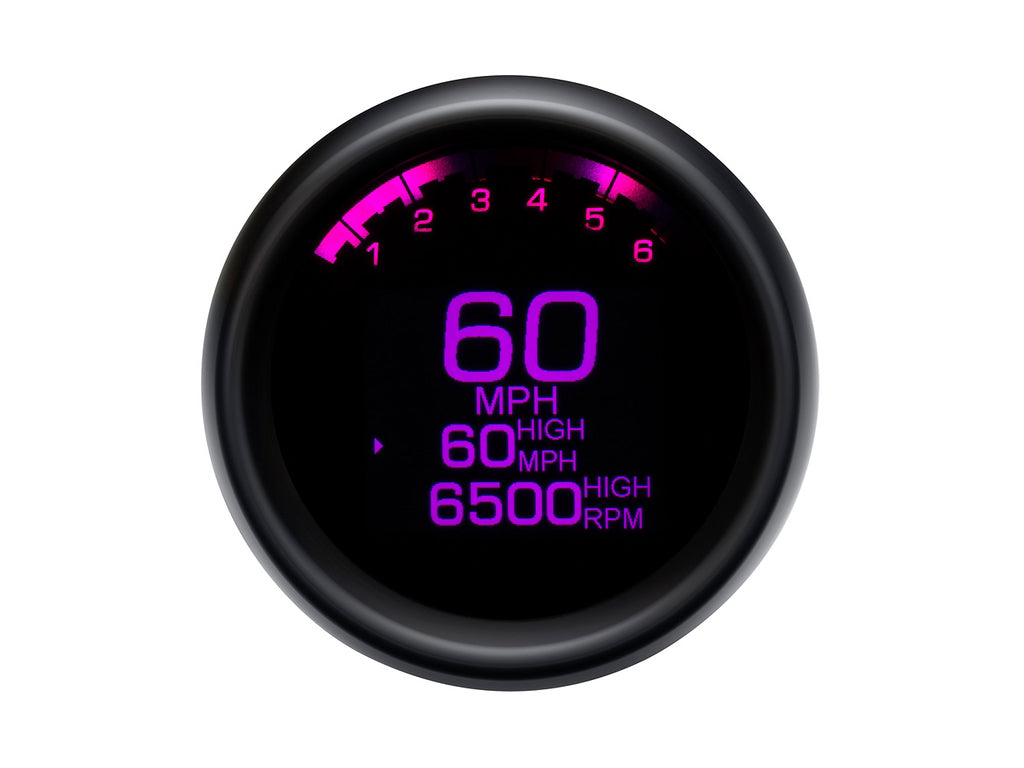3-3/8in. Round KPH Speedometer with Tachometer – Black. Fits Dyna 2004-2011 & Sportster 2004-2013. – Dakota Digital