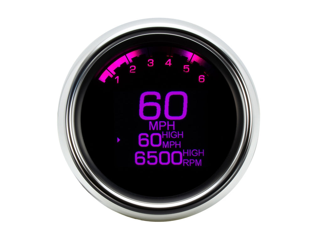 3-3/8in. Round KPH Speedometer with Tachometer - Chrome. Fits Softail Fat Bob 2018up, Sportster 2014-2021, Dyna Street Bob, Low Rider & Wide Glide 2012-2017 & Softail Breakout, Rocker & Black Line 2011-2017.