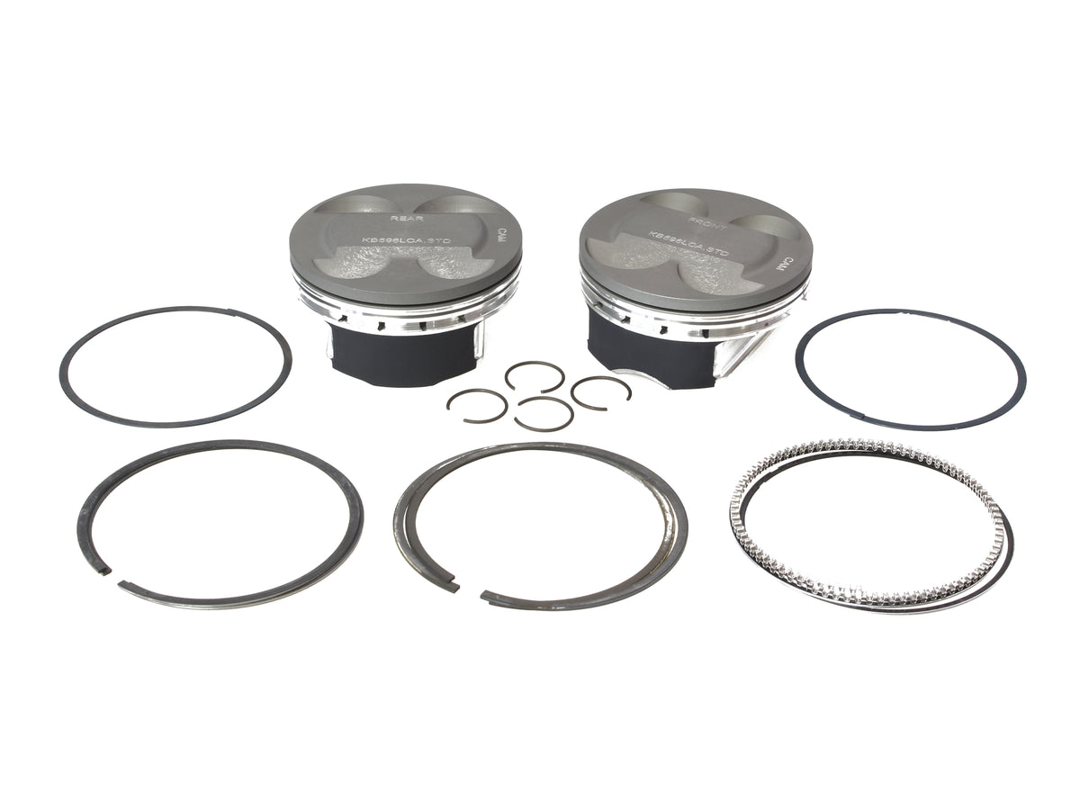 128ci Big Bore Kit with Highlighted Fins - Black. Includes KB 11.7:1 Compression Piston Kit. Fits Milwaukee-Eight 2017up 114ci or 117ci Engine