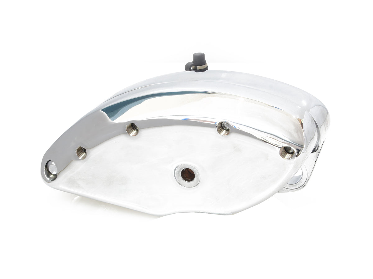 Rear Brake Caliper - Chrome. Fits Big Twin 1973-1983.