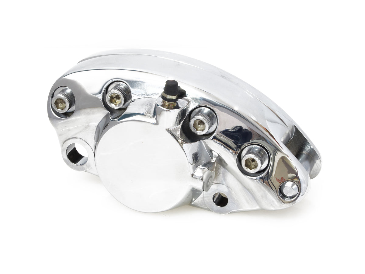 Rear Brake Caliper - Chrome. Fits Big Twin 1973-1983.