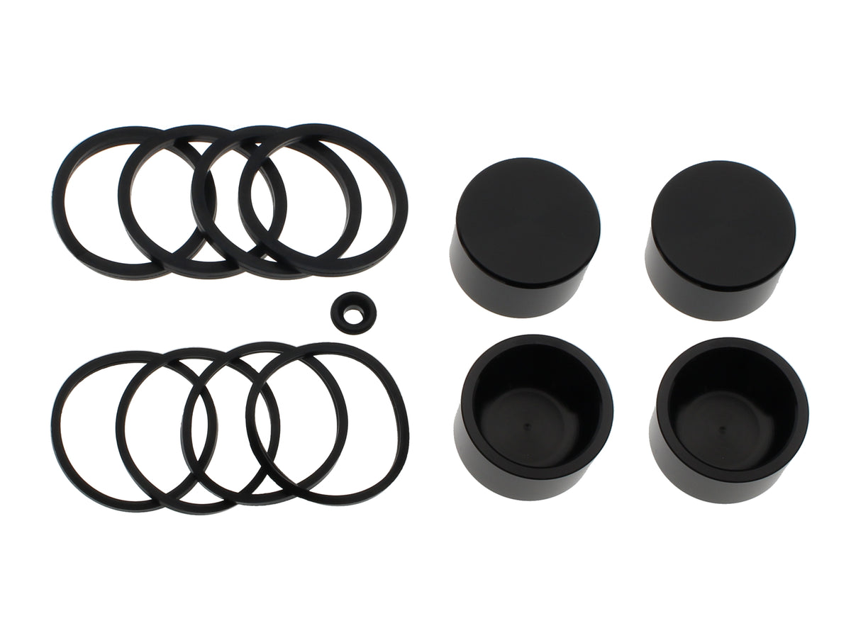 Front or Rear Caliper Rebuild Kit with Pistons & Seals - Brembo Caliper. Sold Per Caliper. Fits Touring 2008up & V-Rod 2006-2017