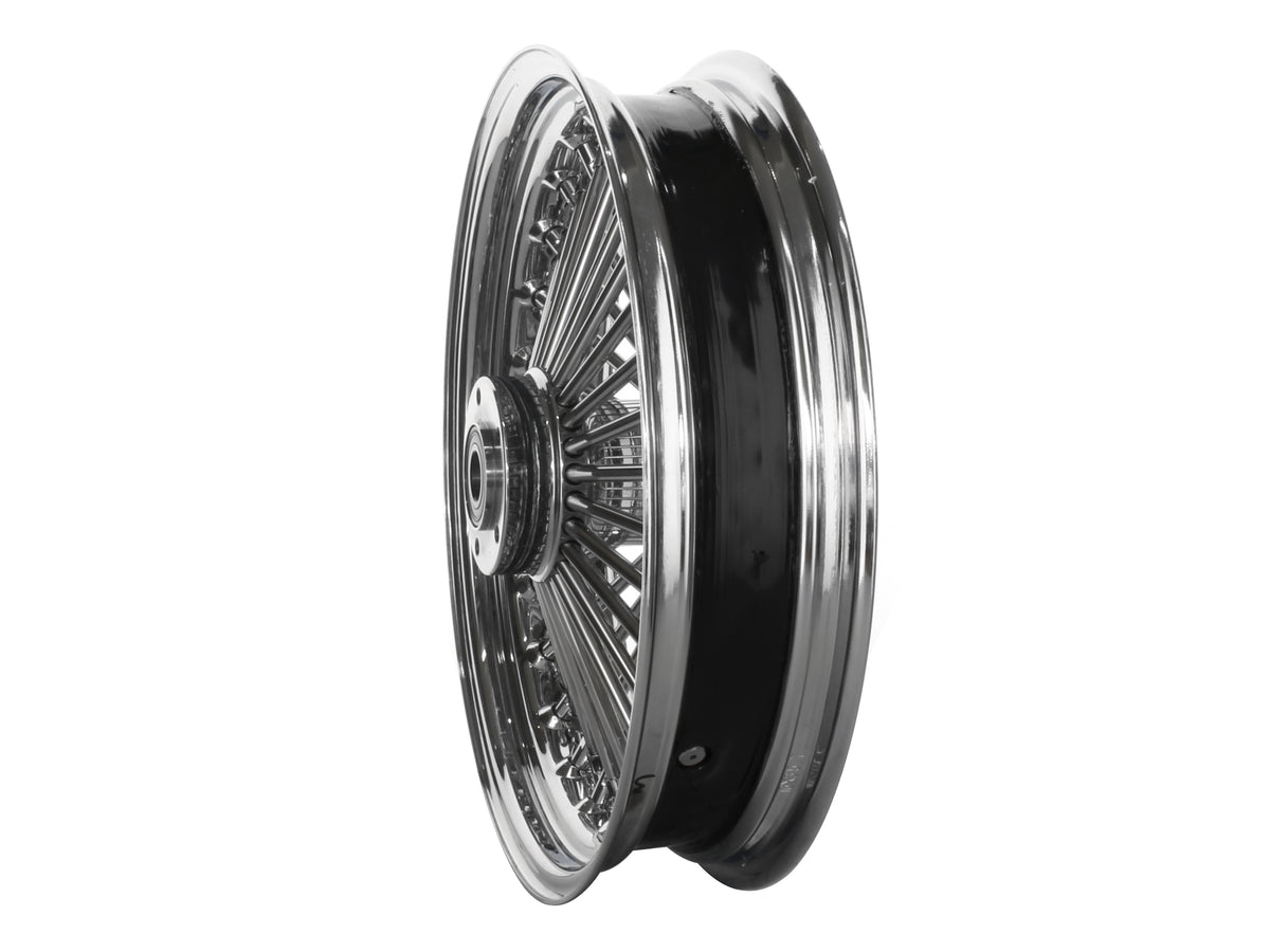 16in. x 3.5in. Mammoth Fat Spoke Rear Wheel - Chrome. Fits Softail 2011up.