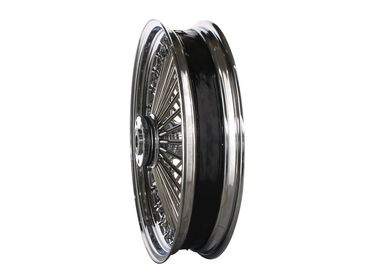 18in. x 3.5in. Mammoth Fat Spoke Rear Wheel - Chrome. Fits Softail 2011up.