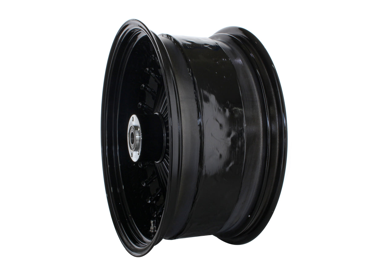 18in. x 8.5in. Mammoth Fat Spoke Rear Wheel - Gloss Black. Fits Breakout, Fat Boy & FXDR 2018up Models with ABS.