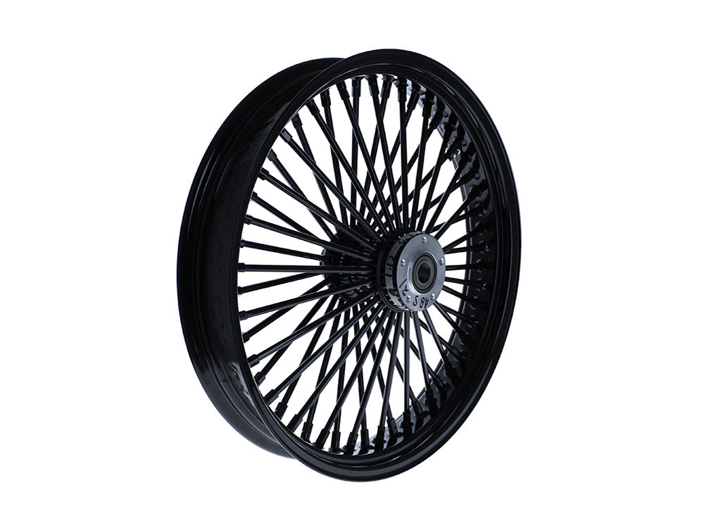 21in. x 2.15in. Mammoth Fat Spoke Front Wheel - Gloss Black. Fits FX Softail 2011-2015.