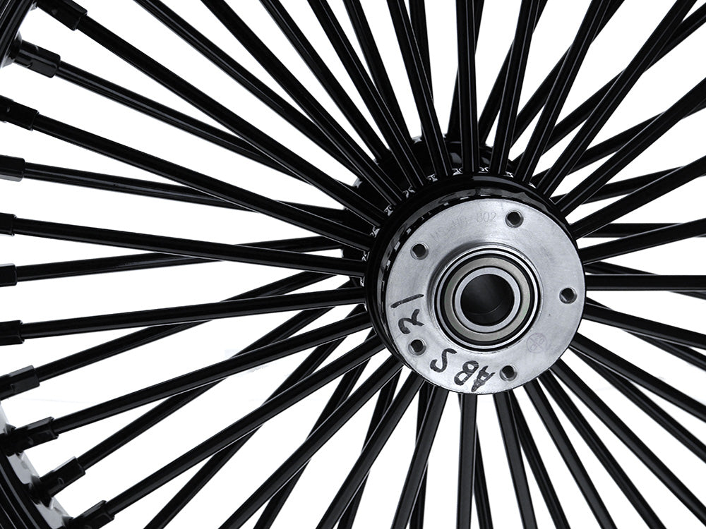 21in. x 2.15in. Mammoth Fat Spoke Front Wheel - Gloss Black. Fits FX Softail 2011-2015.
