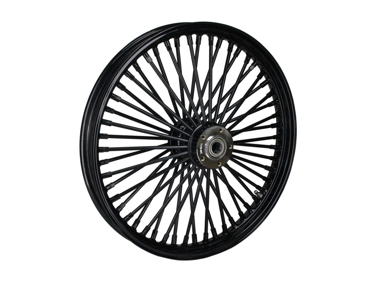 21in. x 2.15in. Mammoth Fat Spoke Front Wheel - Gloss Black. Fits Rocker 2008-2011 & Sportster 2008-2021