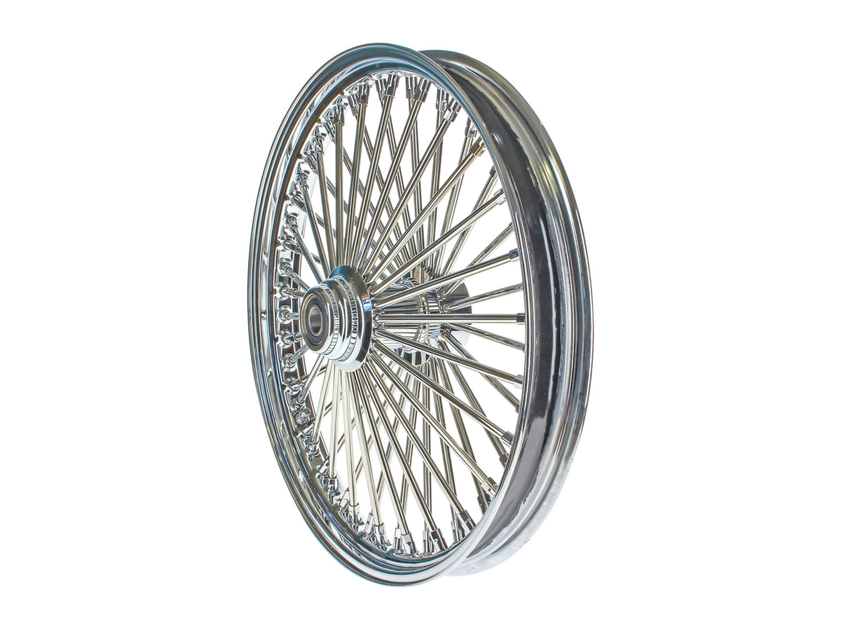 21in. x 3.5in. Mammoth Fat Spoke Front Wheel - Chrome. Fits Softail Heritage 2007-2010, Deluxe 2007-2010 & Fatboy 2008-2010