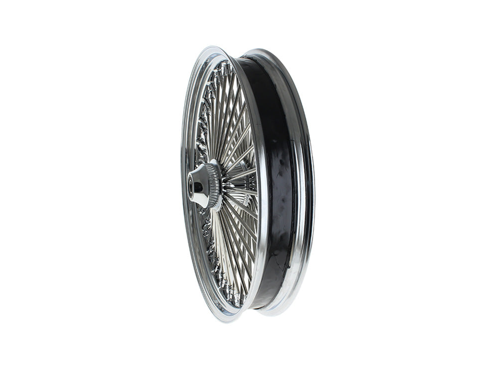 23in. x 3.5in. Mammoth Fat Spoke Front Wheel - Chrome. Fits Fatboy 2018up
