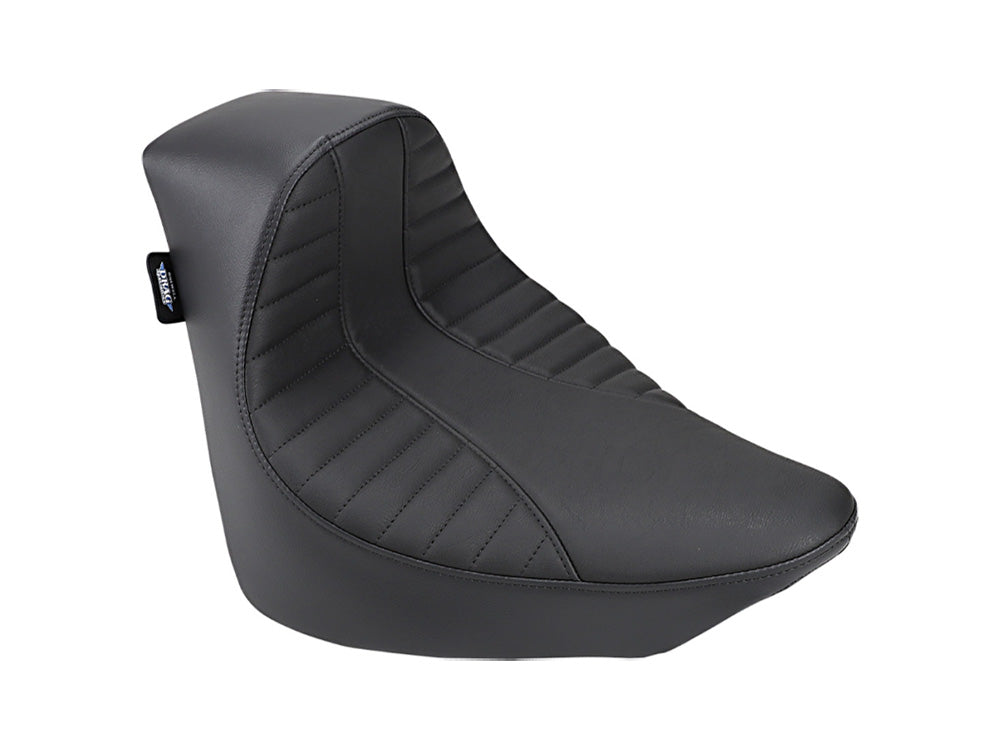 Ez Solo Seat with Black Scorpion Stitch. Fits Softail Deluxe 2018-2020, Slim 2018-2021, Standard 2020-2024 & Street Bob & Heritage Classic 2018up