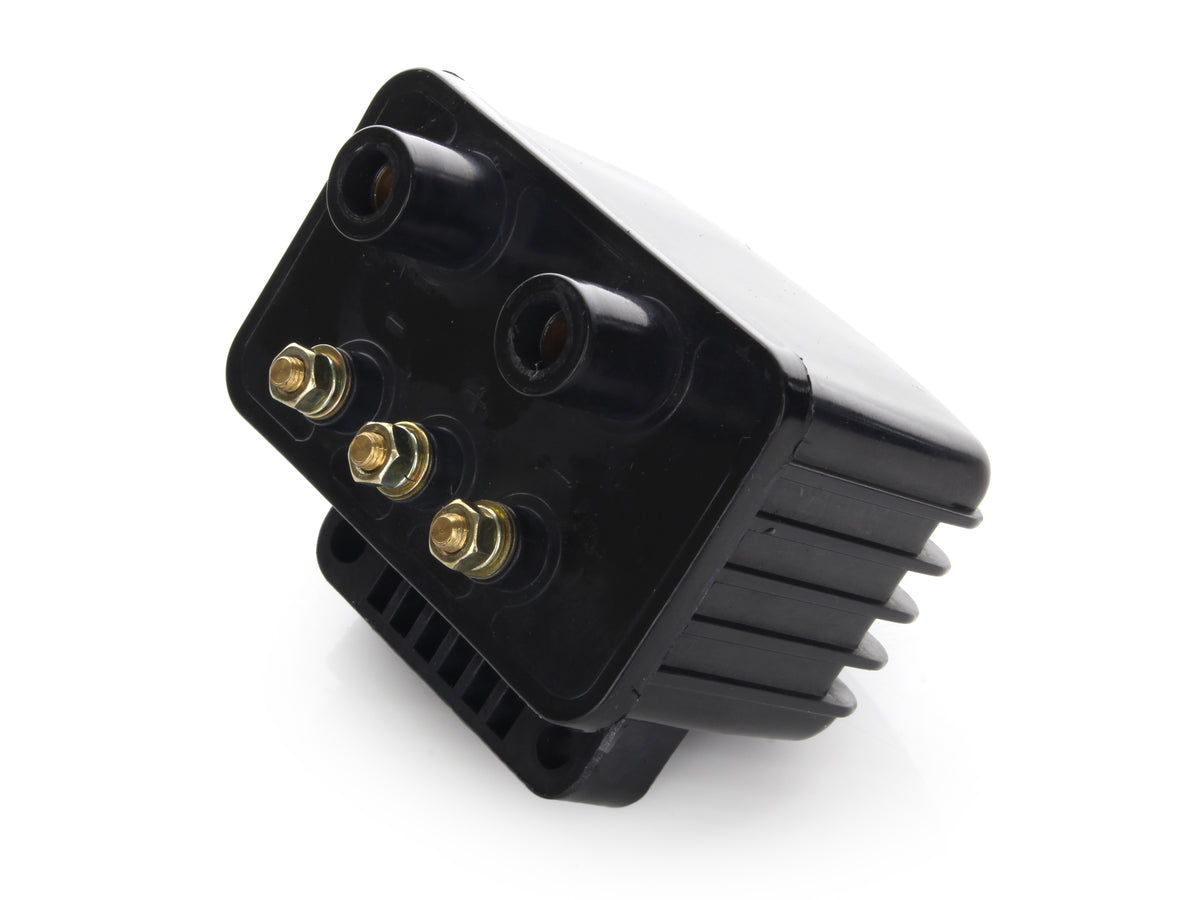 Single Fire Ignition Coil - Black. Fits Big Twin 1970-1999 & Sportster 1971-2003 Models with Upgraded Single Fire Ignition.
