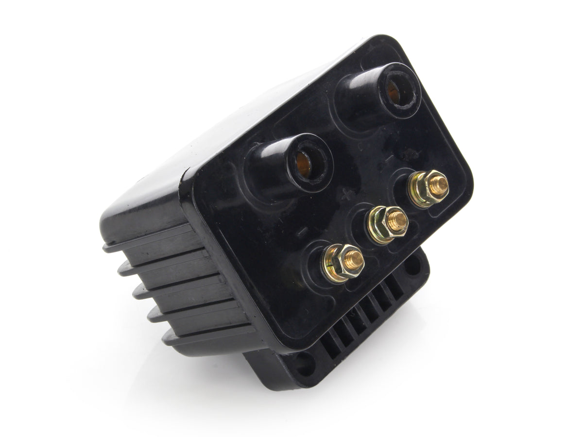 Single Fire Ignition Coil - Black. Fits Big Twin 1970-1999 & Sportster 1971-2003 Models with Upgraded Single Fire Ignition.