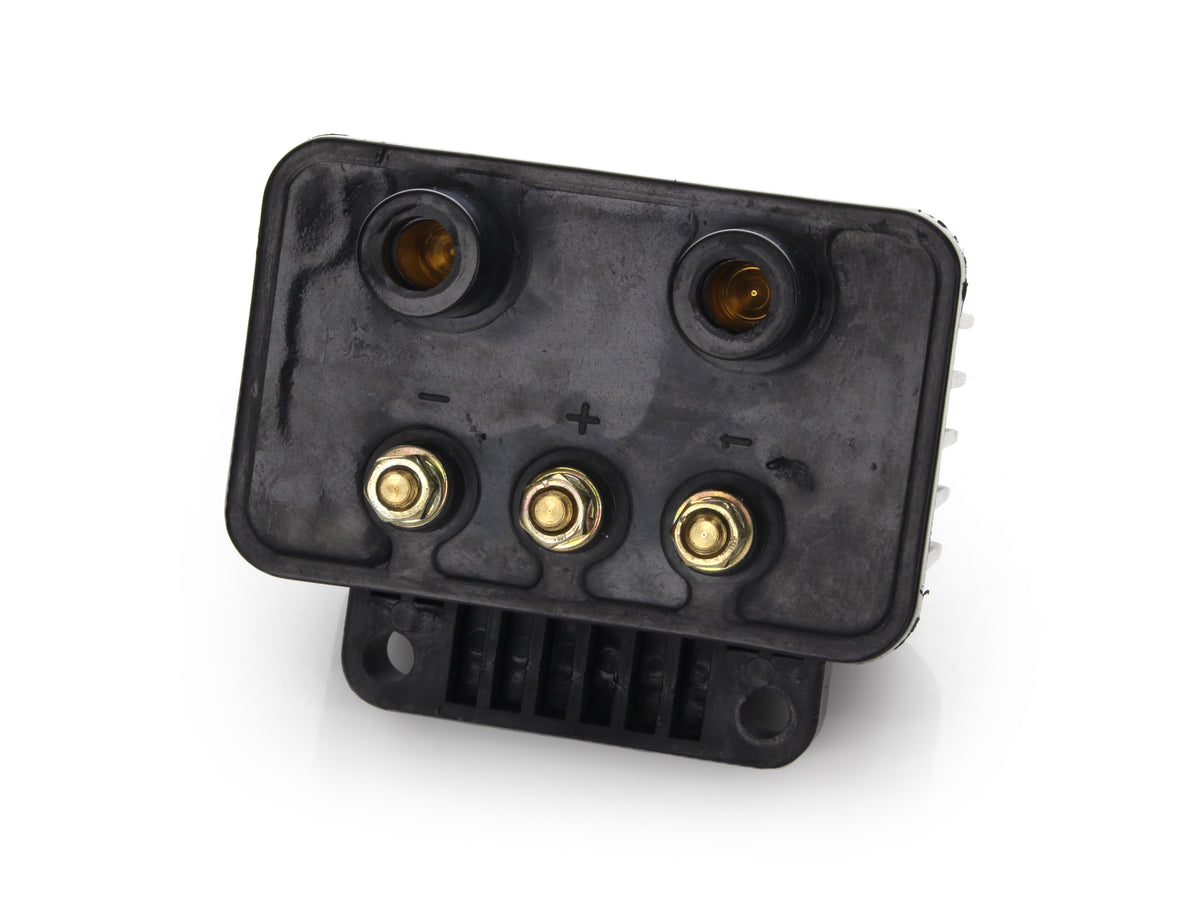 Single Fire Ignition Coil - Black. Fits Big Twin 1970-1999 & Sportster 1971-2003 Models with Upgraded Single Fire Ignition.