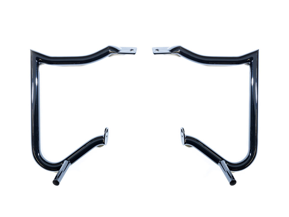 Factory 47 Cycles- Anarchy Rear Crashbars – Gloss Black. Fits Touring 1997-2023.