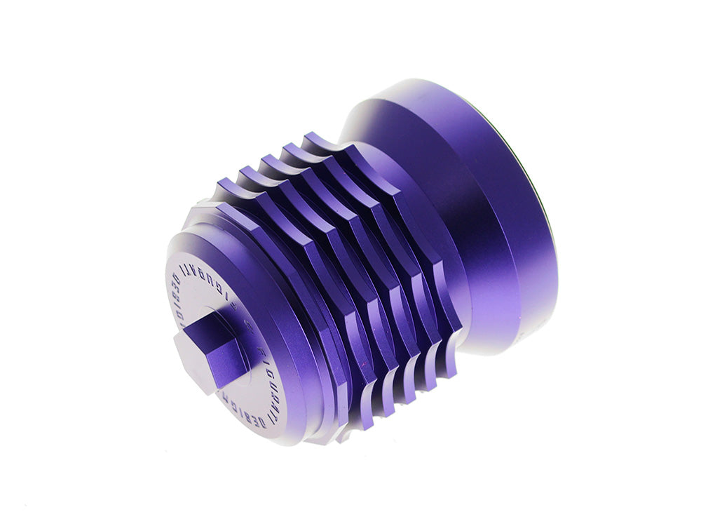 Magnetic Reusable Oil Filter – Purple. Fits Milwaukee Eight 2017up, Twin Cam 1999-2017, Evolution 1984-1999 & Sportster 1984-2021 – Figurati Designs