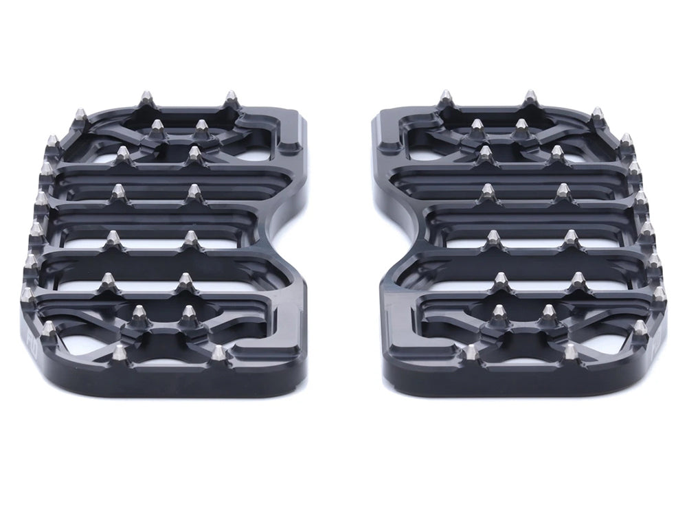 V5 Rider Floorboards – Black. Fits Touring 1980up, FL Softail 1986-2017 & Dyna Switchback 2012-2016 – Flo Motorsports