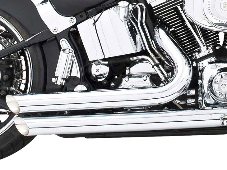 Amendment Exhaust - Chrome. Fits Softail 1986-2017.