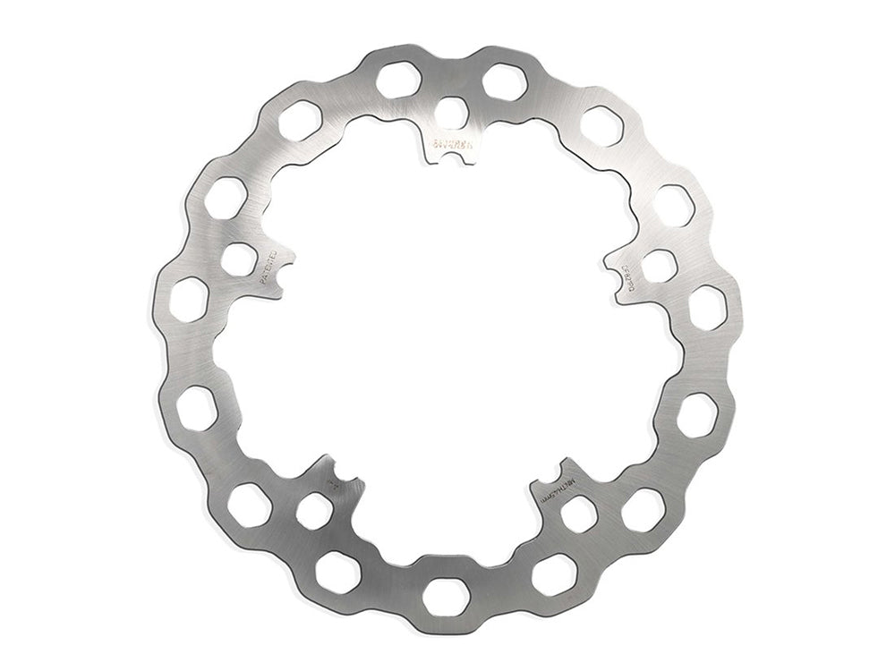 Galfer Brakes- 11.8in. Front Cubiq Disc Rotor – Stainless Steel. Fits V-Rod & Dyna 2006-2017 Models with OEM Cast Wheel.