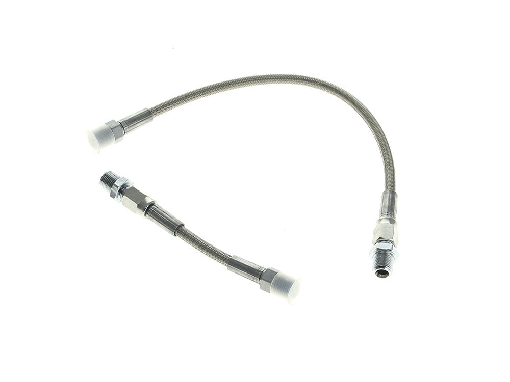 Rocker Oil Line Kit - Stainless Steel. Fits Big Twin 1966-1984