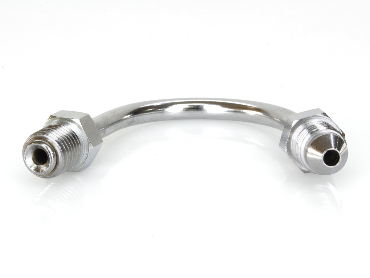 Adapter Fitting 3/8-24 Inverted Flare x 150 Degree Bend to AN3 Line