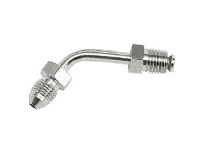 Adapter Fitting 3/8-24 Inverted Flare x 60 Degree Bend to AN3 Line