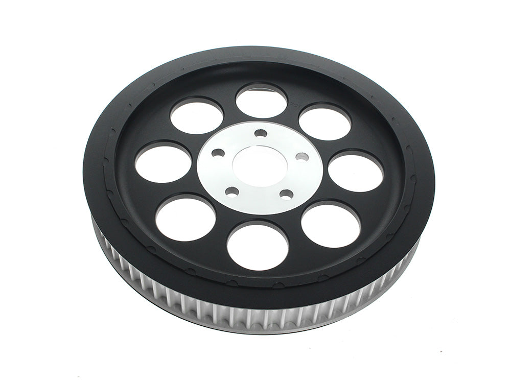 70 Tooth x 1.5in. Rear Pulley - Black. Fits Big Twin 1980-1999 with 1-1/2in. Wide Belt