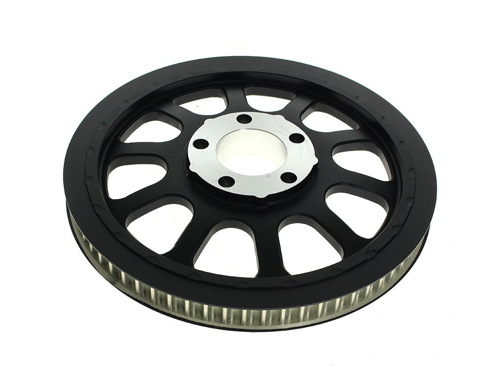 66 Tooth x 20mm Rear Pulley - Black. Fits Softail 2007-2011 with 200 Rear Tyre