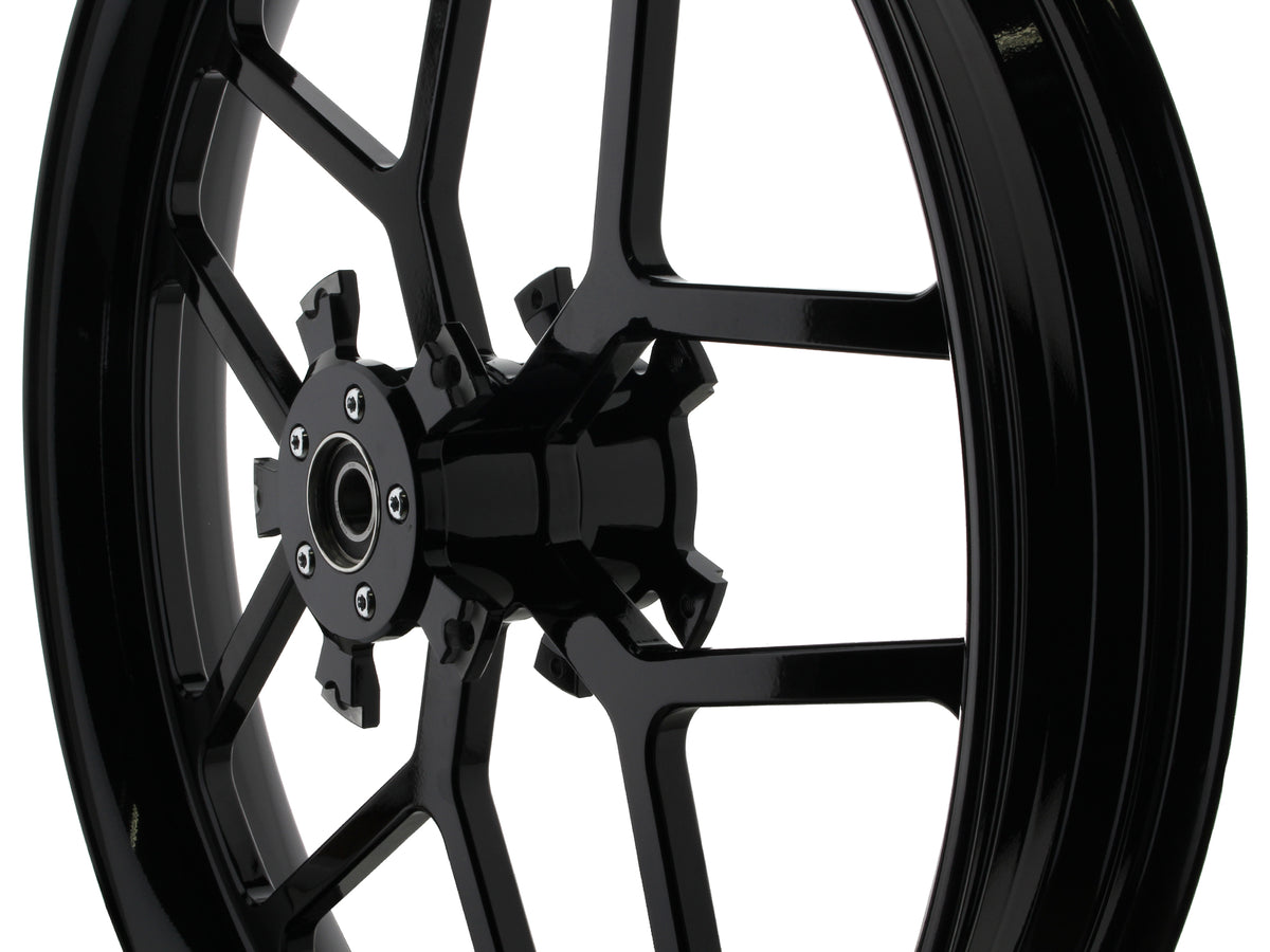 26in. x 3.75in. VRXE/Night Rod Replica Wheel - Gloss Black. Fits V-Rod 2008-2017.