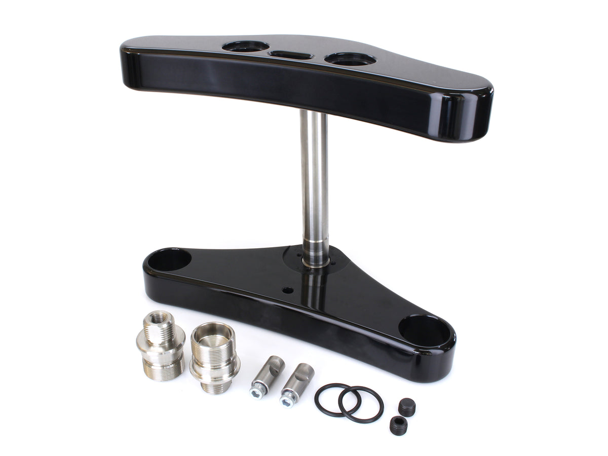 3 Degree Raked Triple Tree Kit - Black. Fits FX Softail 1984-2017 & Dyna Wide Glide 1993-2005.