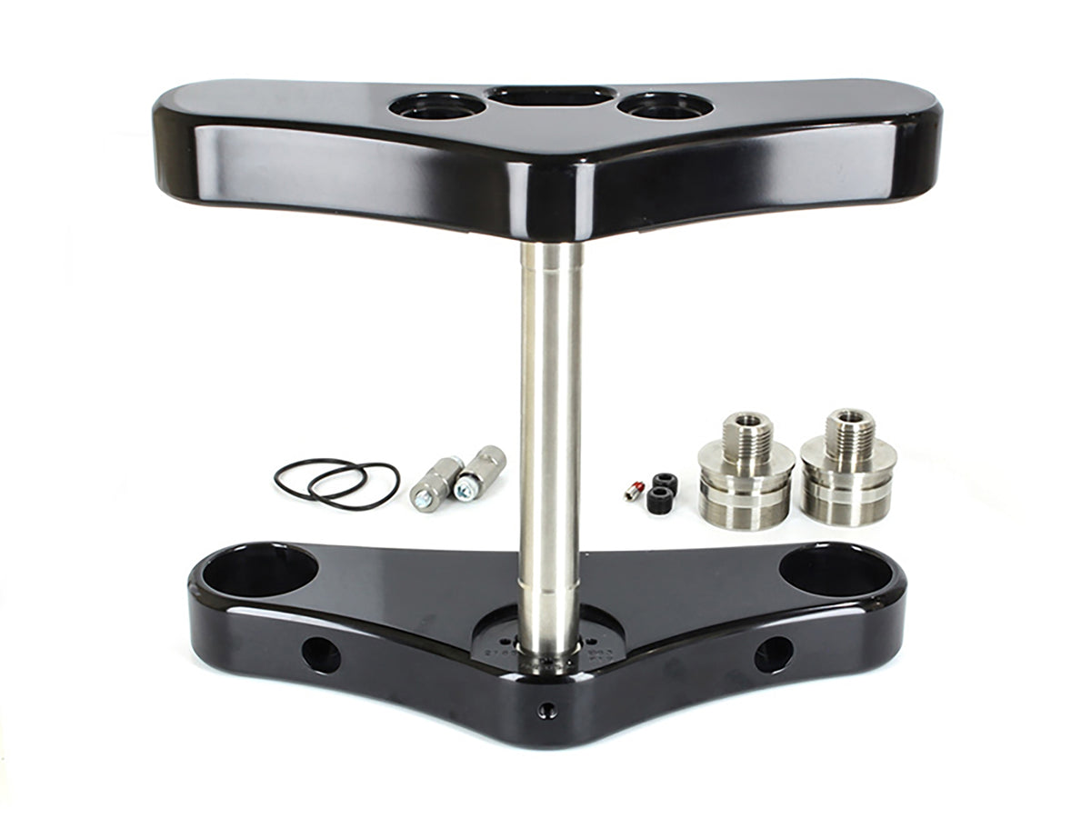6 Degree Raked Wide Glide Triple Tree Kit - Black. Fits Breakout 2013-2017 with 26in. Wheel Upgrade.