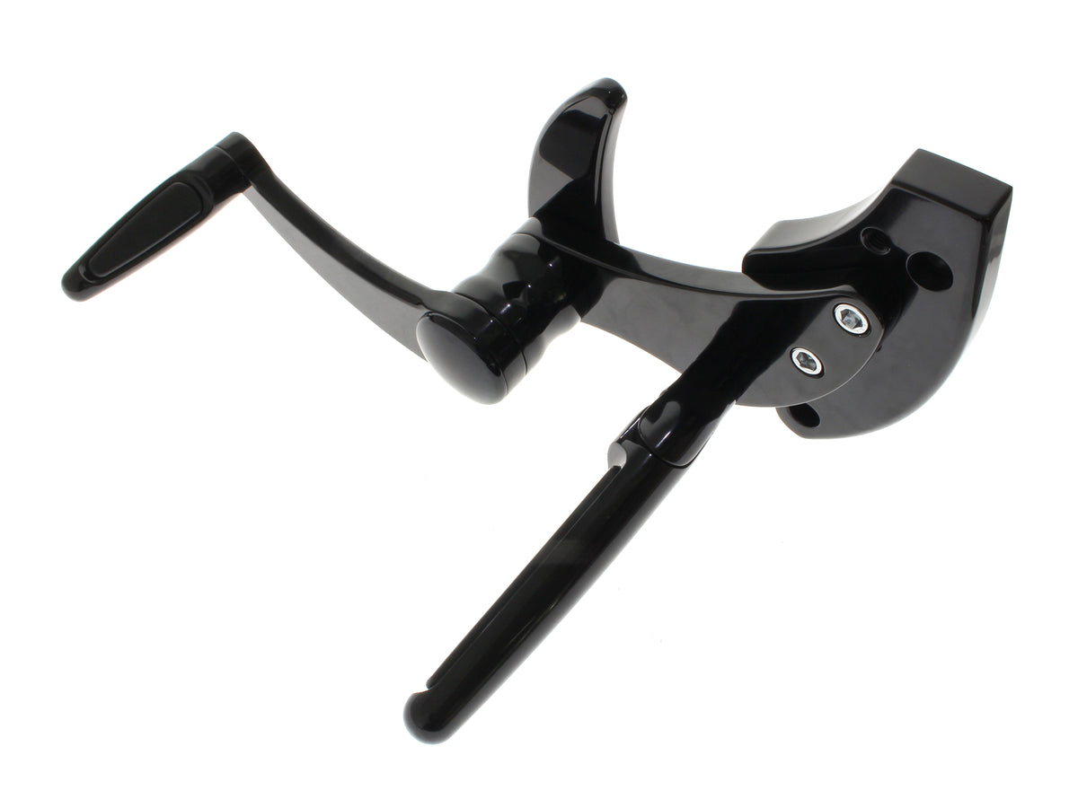 Forward Controls - Rubber Inlay - Black. Fits Softail 2018up. Length Adjustable.
