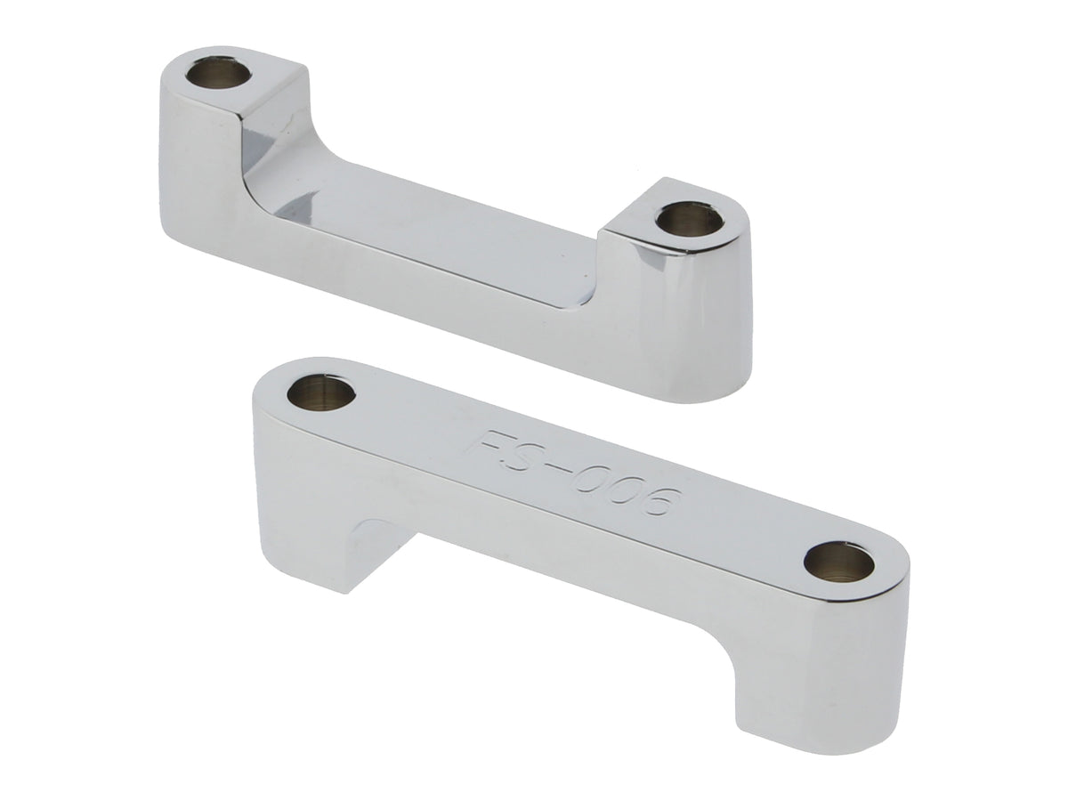 Fender Spacer Kit - Chrome. Fits Touring 1984-2013 with 23in. or 26in. Wheel & Custom Fender