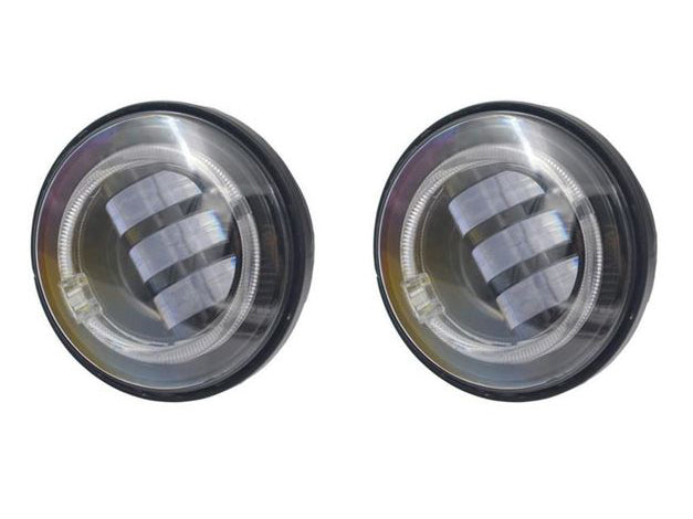 4-1/2in. LED Passing Lamp Inserts - Black.
