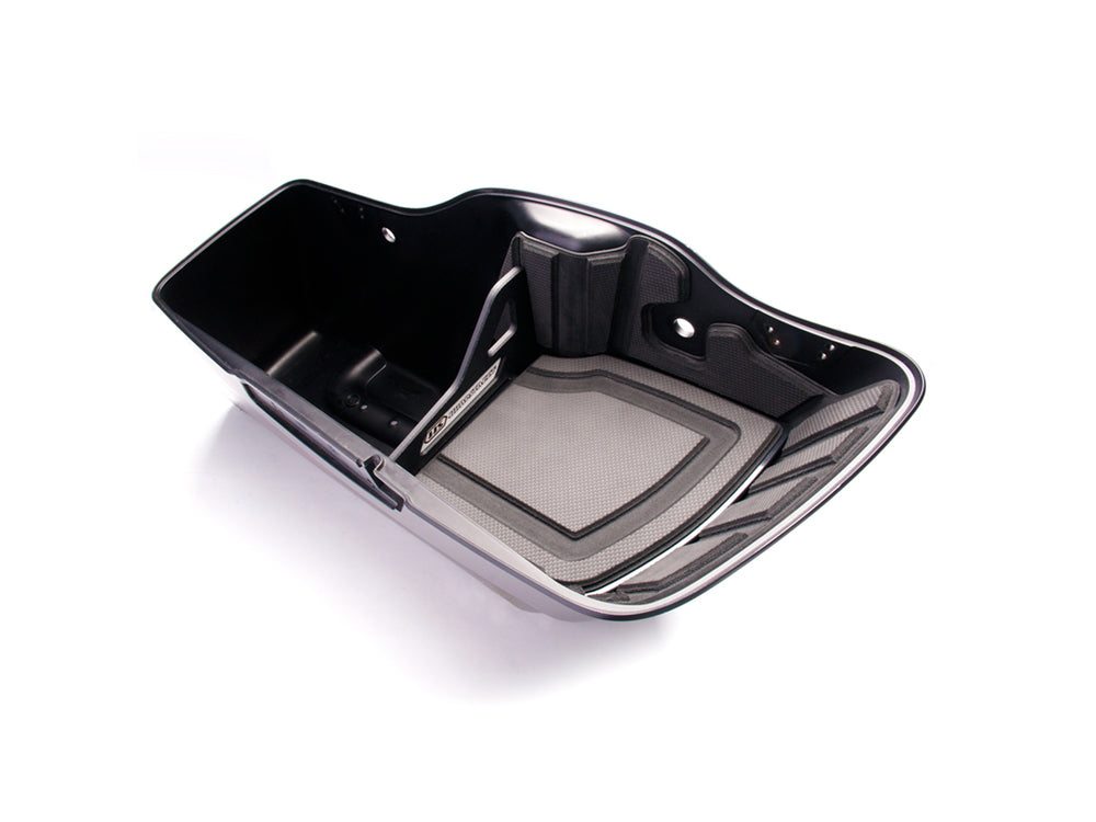 Ryt-There Saddle Bag Shelf - Charcoal. Fits Touring 2014up Left & Right Bags.