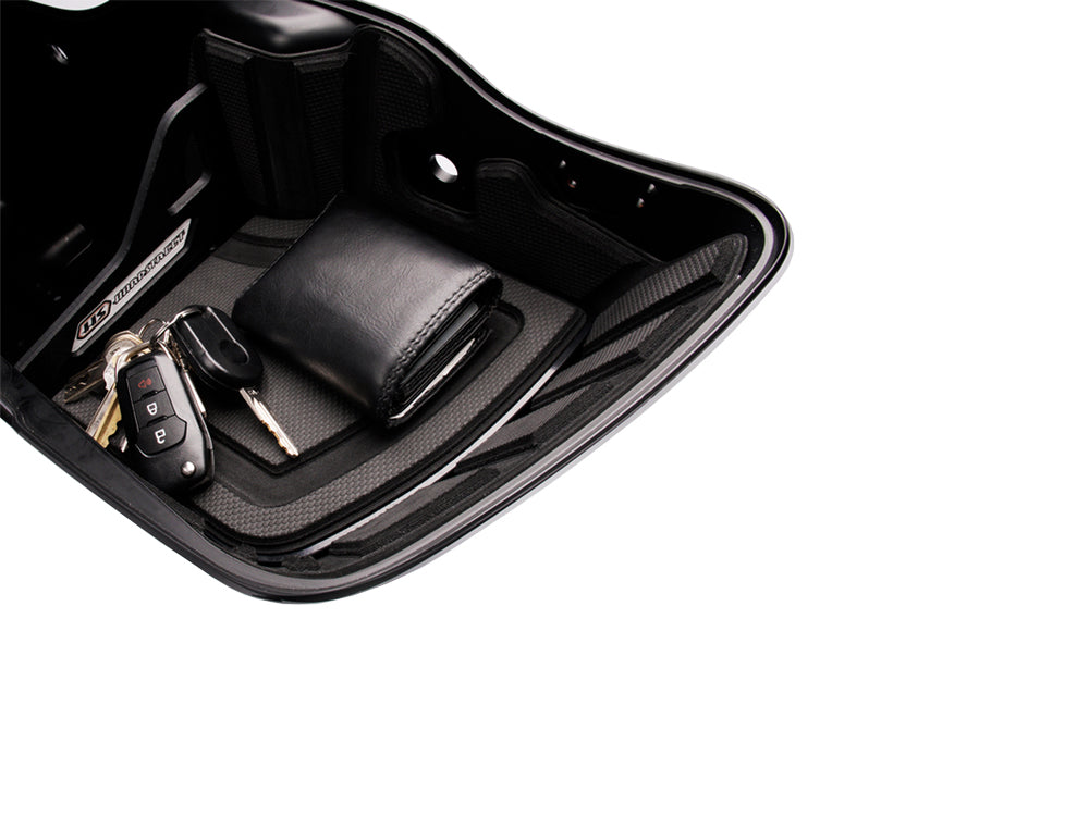 Ryt-There Saddle Bag Shelf - Grey. Fits Touring 2005-2013 Left & Right Bags.