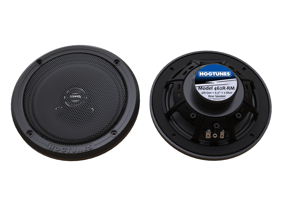 Hogtunes 6.5in. Rear Speakers. Fits Ultra Limited, Ultra Classic, Tri Glide Ultra, Limited Road Glide Ultra & Road Glide Ultra 2014-2023