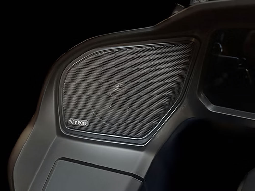 Upgraded Metal Mesh Speaker Grills - Black. Fits Road Glide 2024up