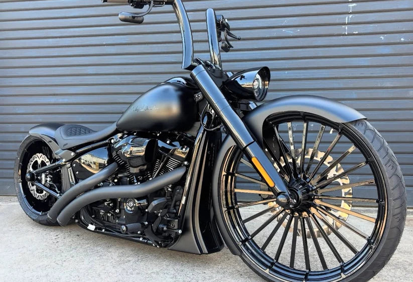 HEADLIGHT BULLET GLOSS BLACK W DAYMAKER- Big Daddy Customs