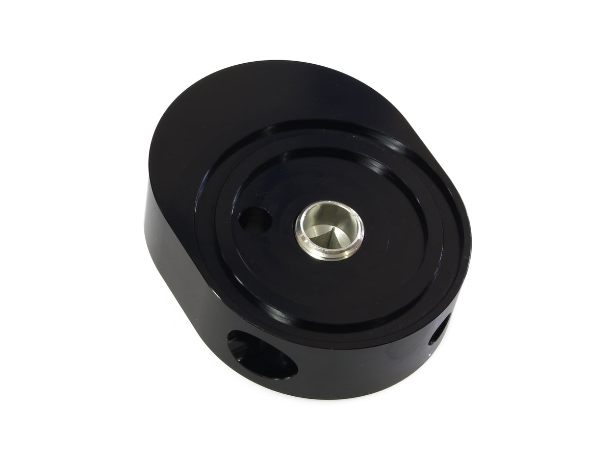 Oil Cooler Adaptor with By-pass. Fits most Twin Cam 1999-2017.