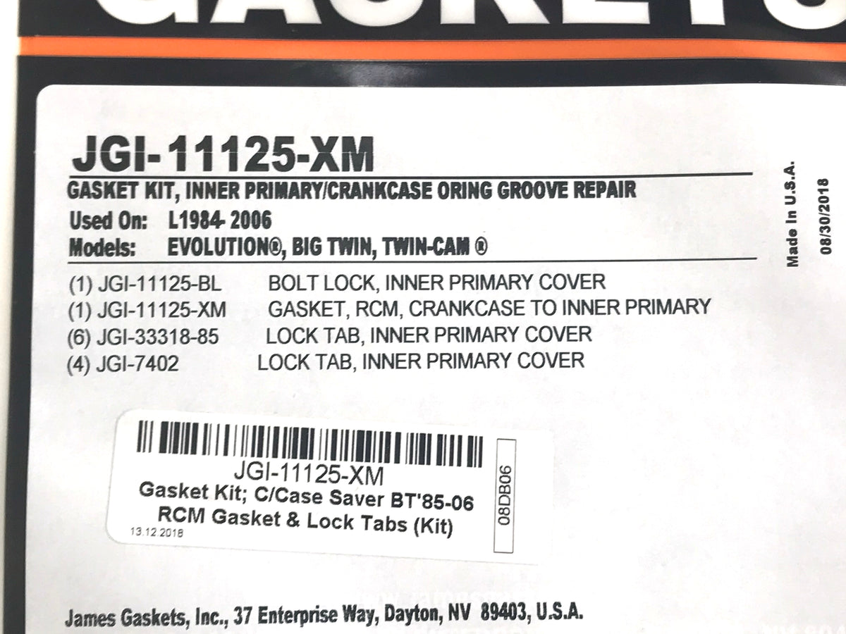 Crank Case Saver Gasket Kit. Fits Big Twin 1985-2006.