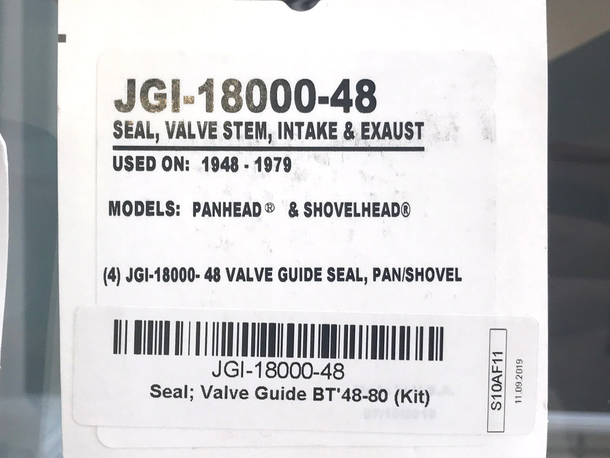 Valve Guide Seals. Fits Big Twin 1948-1979