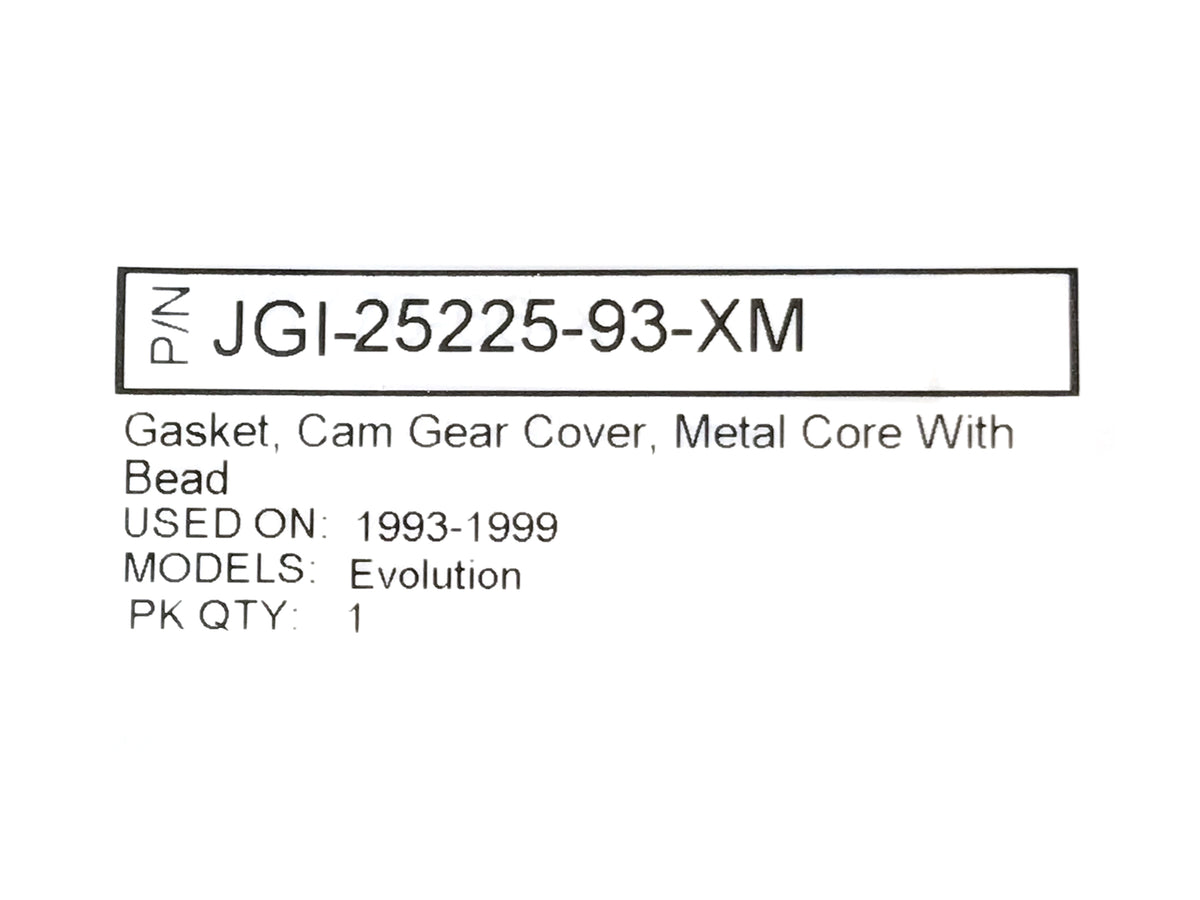 Cam Cover Gasket. Fits Evolution Big Twin 1993-1999.