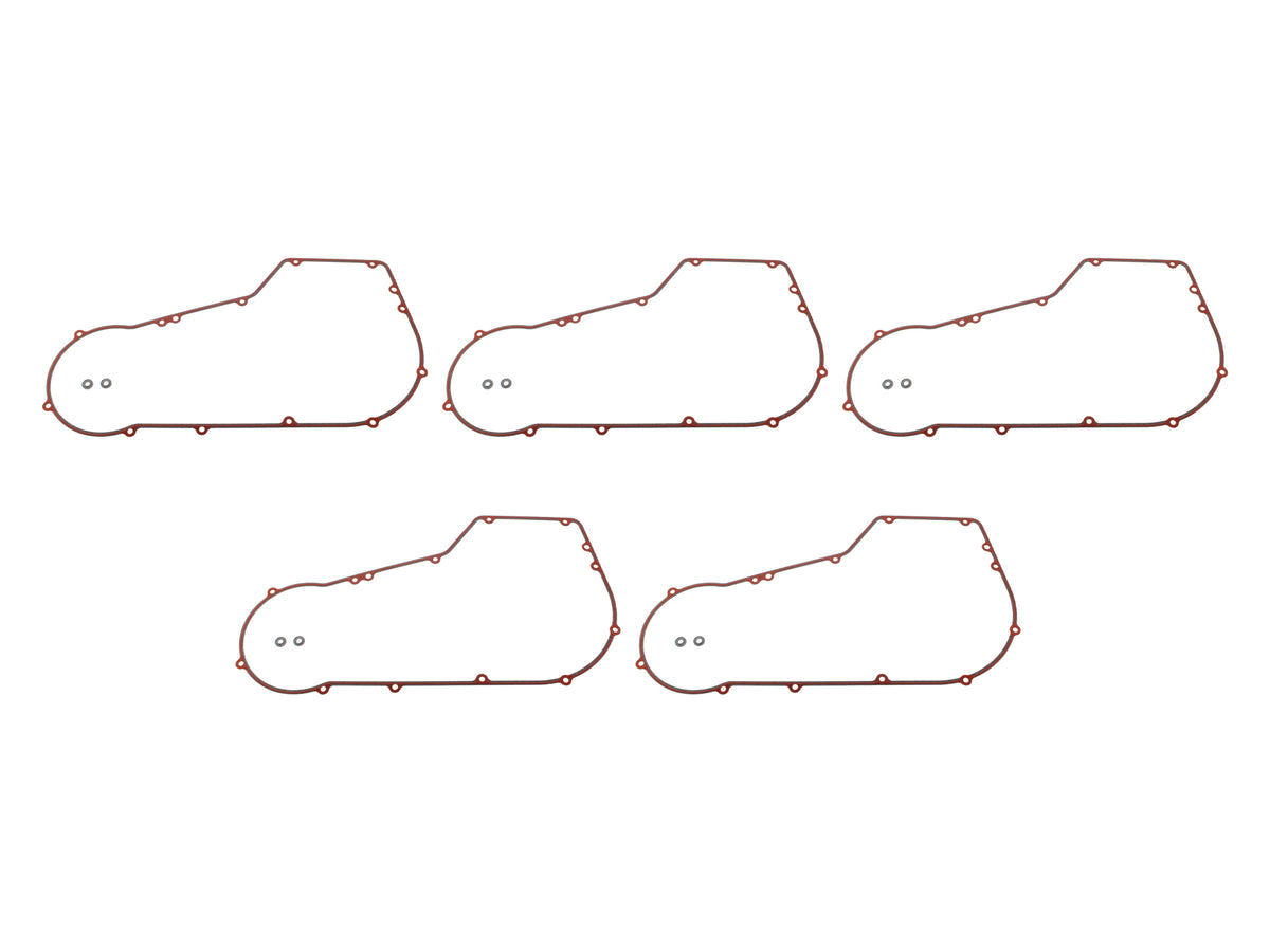 Primary Cover Gasket - Pack of 5. Fits Softail 1994-2006 & Dyna 1994-2005.