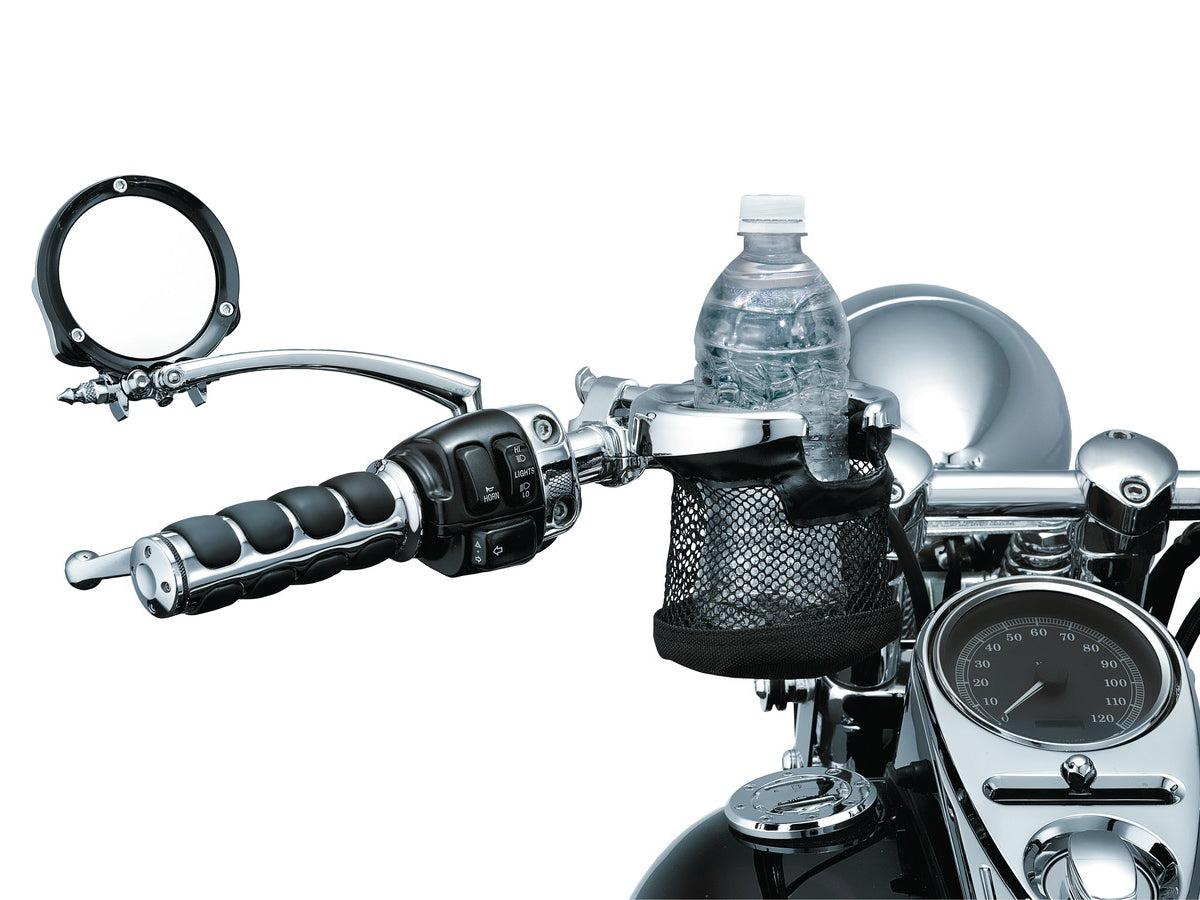 Drink Holder with Basket & 1in. Bar Clamp.