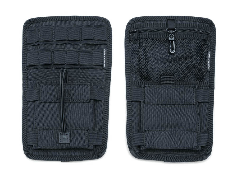 Internal Saddlebag Organizer - Black. Fits Touring with OEM Hard Saddlebags.